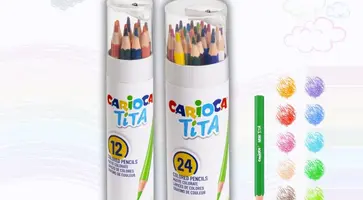 Lápis de cor para escola