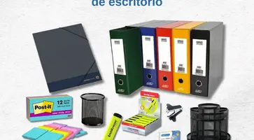 Organizadores de secretária e artigos de papelaria